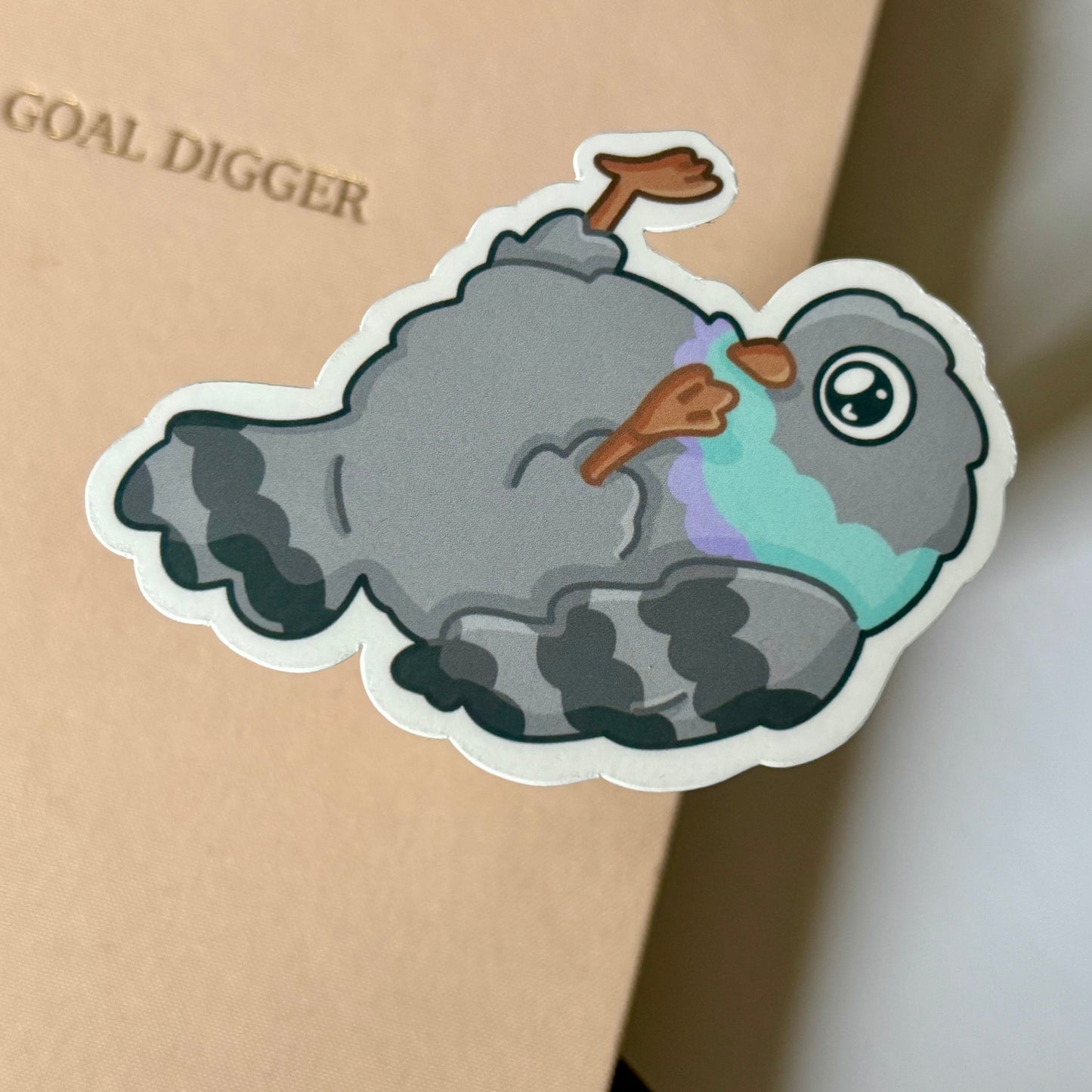 Silly pigeon sticker pack