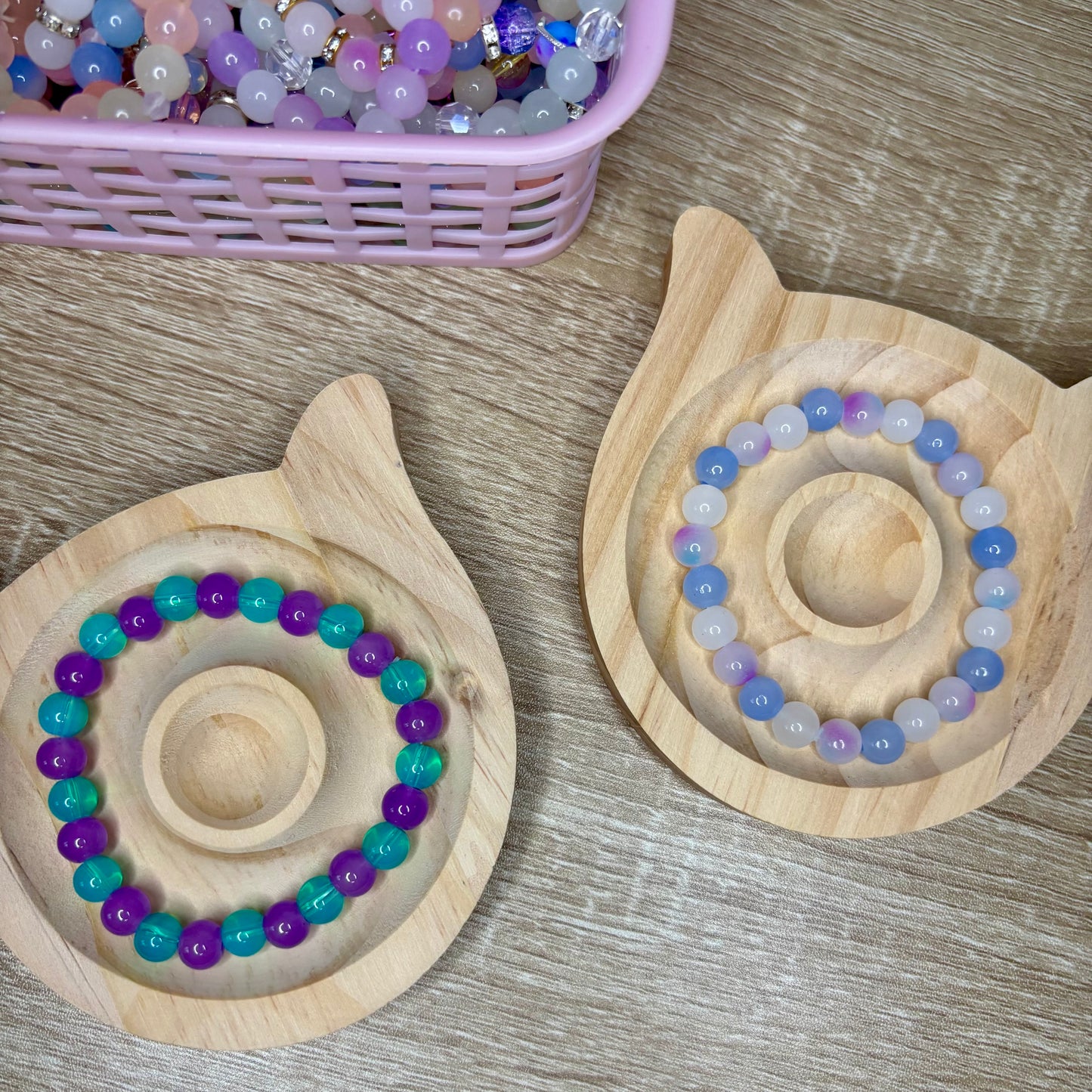 Mystery Glass bracelet | aesthetic, jewellery, luxury, handmade, gifts for her, cute, colourful, fun