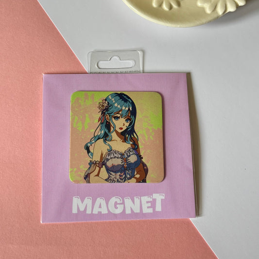 Kawaii anime girl magnet