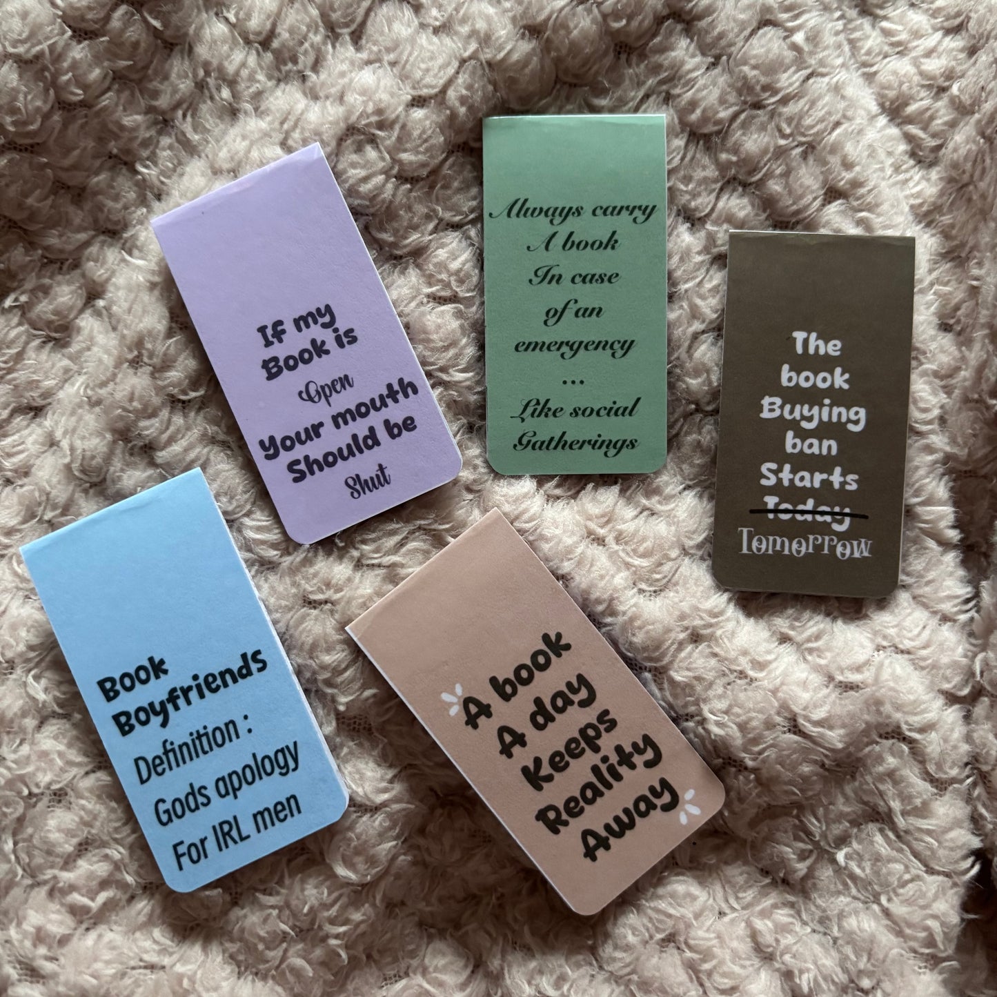 Mystery Magnetic Bookmark twin pack