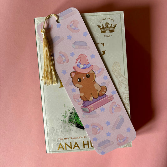 Kitty witch tassel bookmark