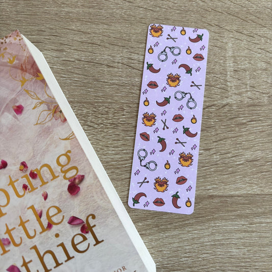 Spicy romance bookmark