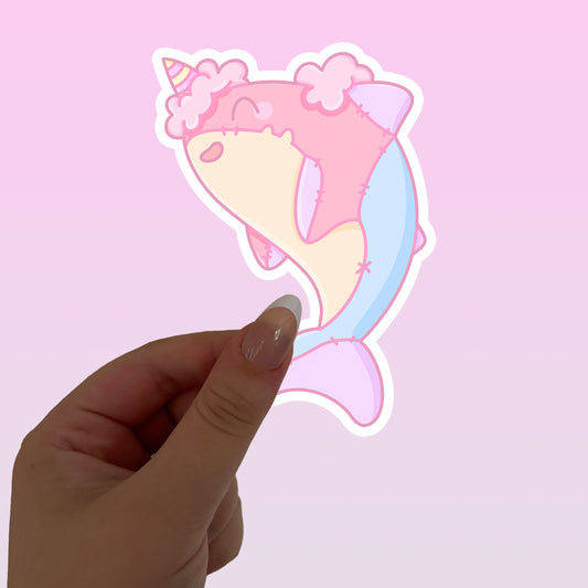 Kawaii cotton candy shark