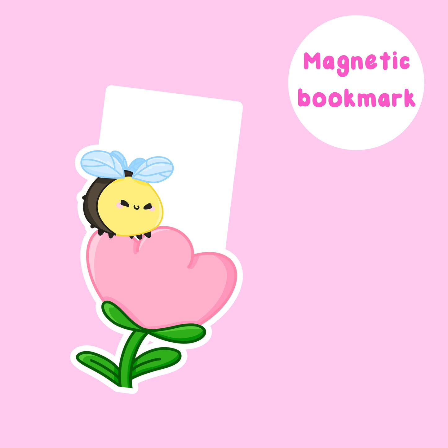Spring Magnetic bookmark