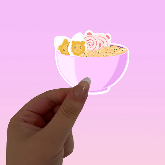 Kawaii ramen vinyl sticker