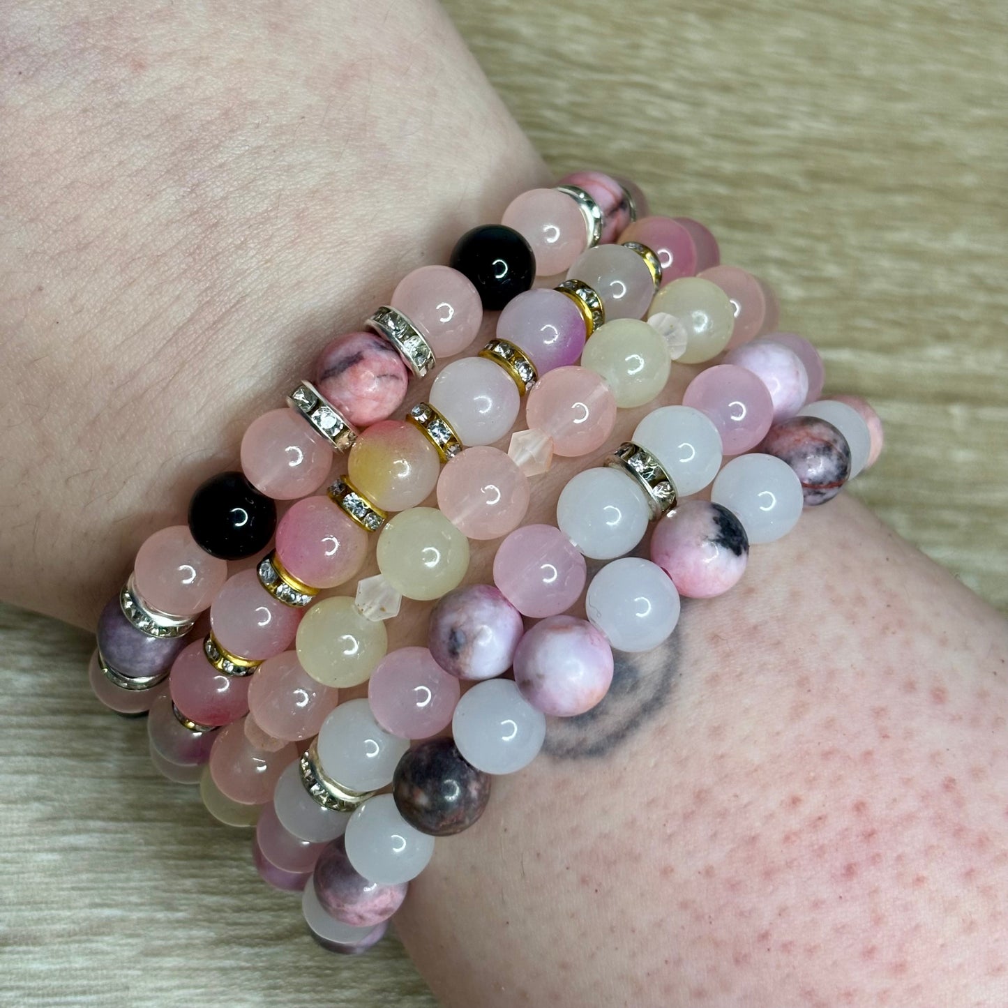 Mystery Glass bracelet | aesthetic, jewellery, luxury, handmade, gifts for her, cute, colourful, fun