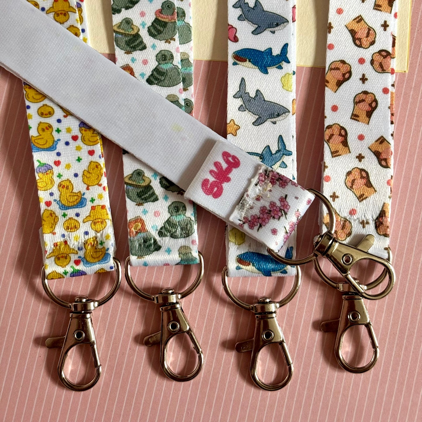 Satin lanyard | Kawaii, Sharks, cute, Merch, Aesthetic