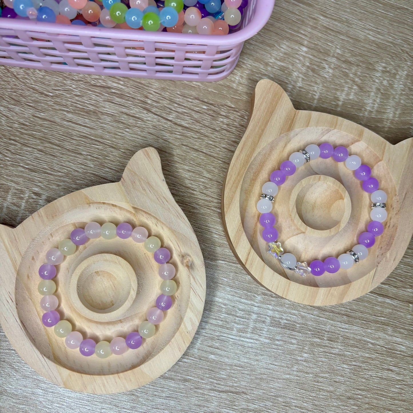 Mystery Glass bracelet | aesthetic, jewellery, luxury, handmade, gifts for her, cute, colourful, fun