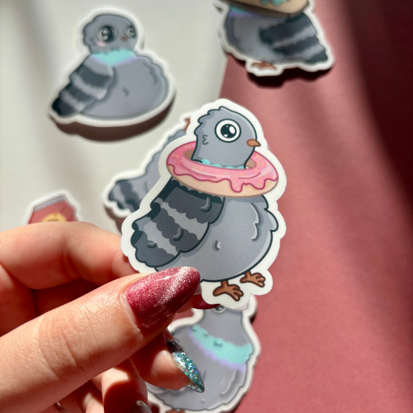 Silly pigeon sticker pack