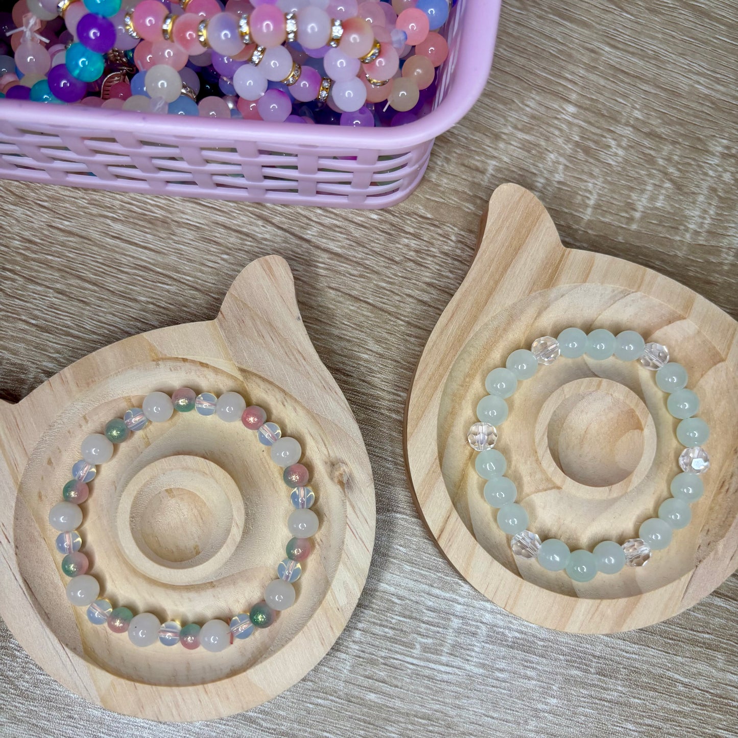 Mystery Glass bracelet | aesthetic, jewellery, luxury, handmade, gifts for her, cute, colourful, fun