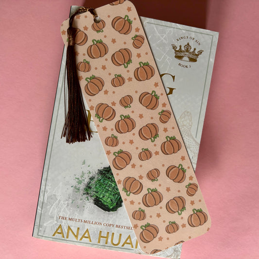 Pumpkin patch tassel bookmark