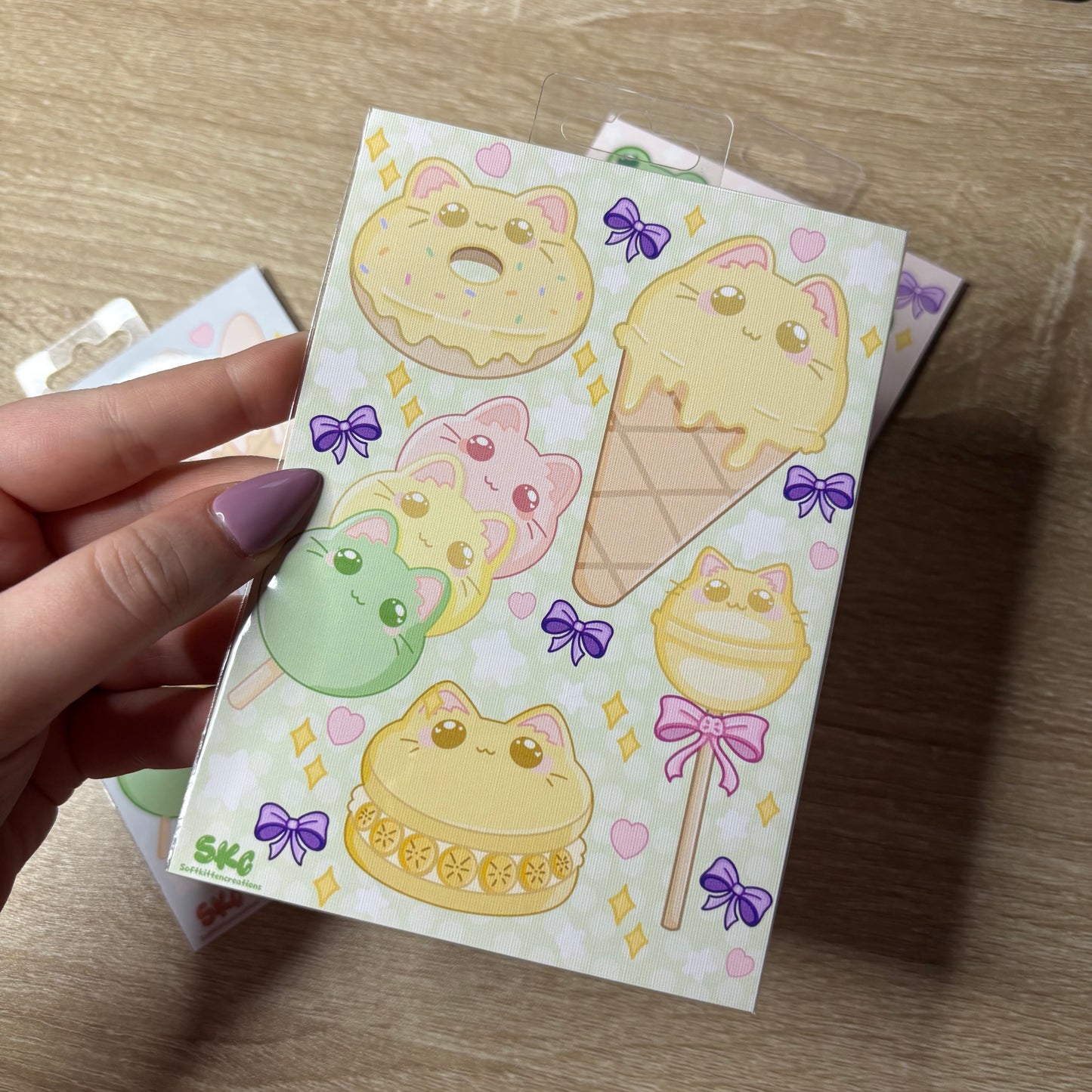Kawaii foodies art print