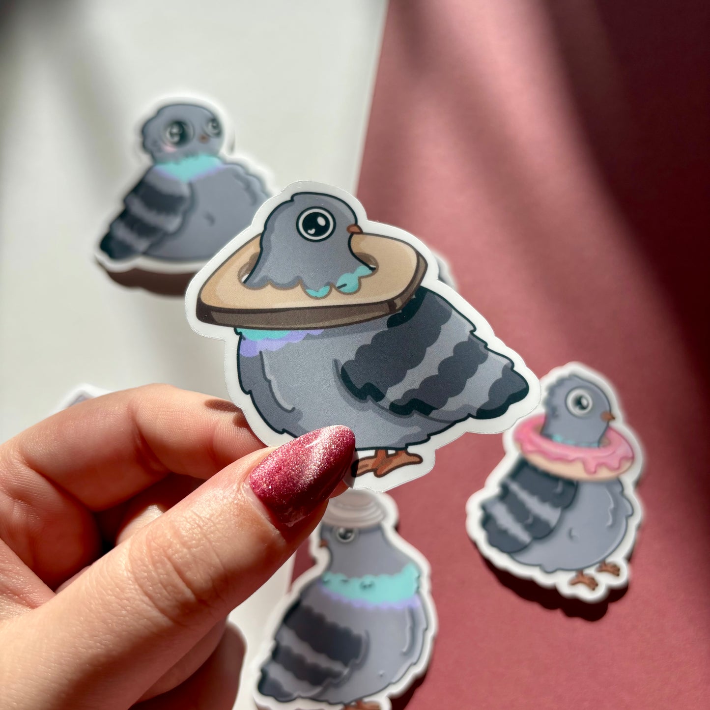 Silly pigeon sticker pack
