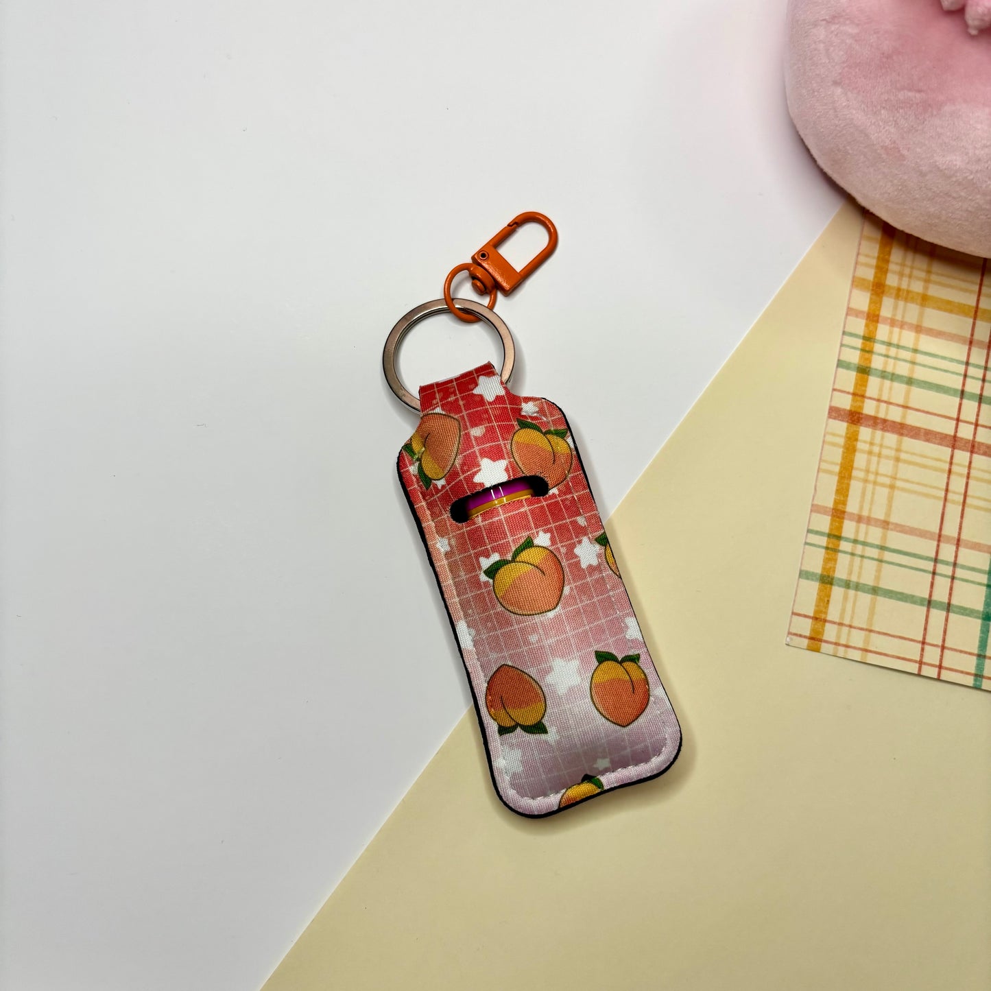 Lip Balm holder | keychains, keyrings, cute, bookish, booktok, accessories