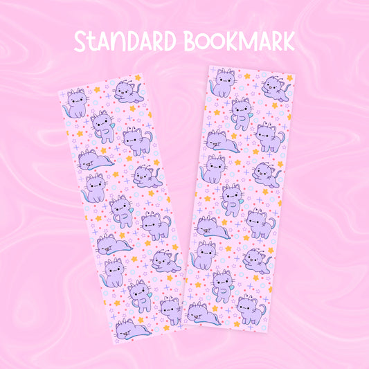 Summer 2025 alien kitty bookmark | cute, aesthetic, animal, kawaii, character, bookish, booktok, gifts for readers