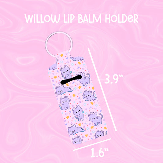 Willow the alien kitty lip balm holder