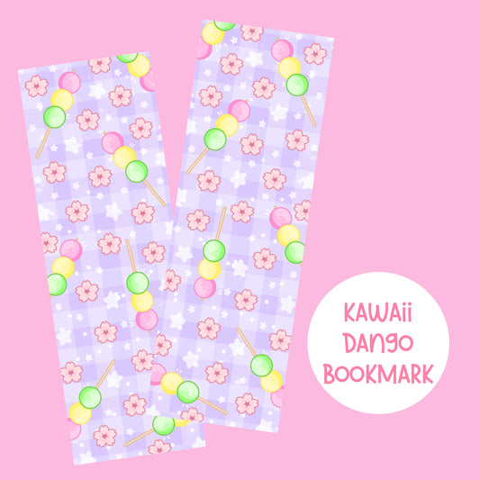 Kawaii Japanese dango bookmark