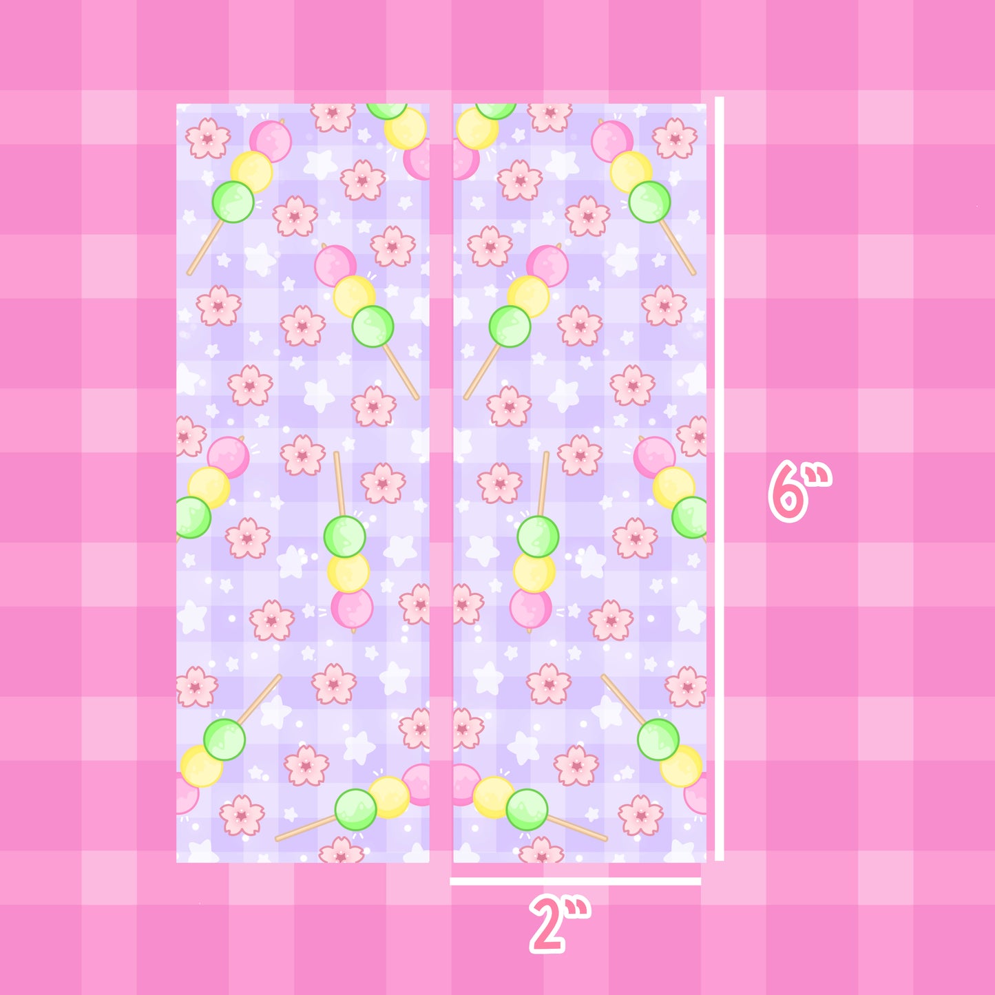 Kawaii Japanese dango bookmark