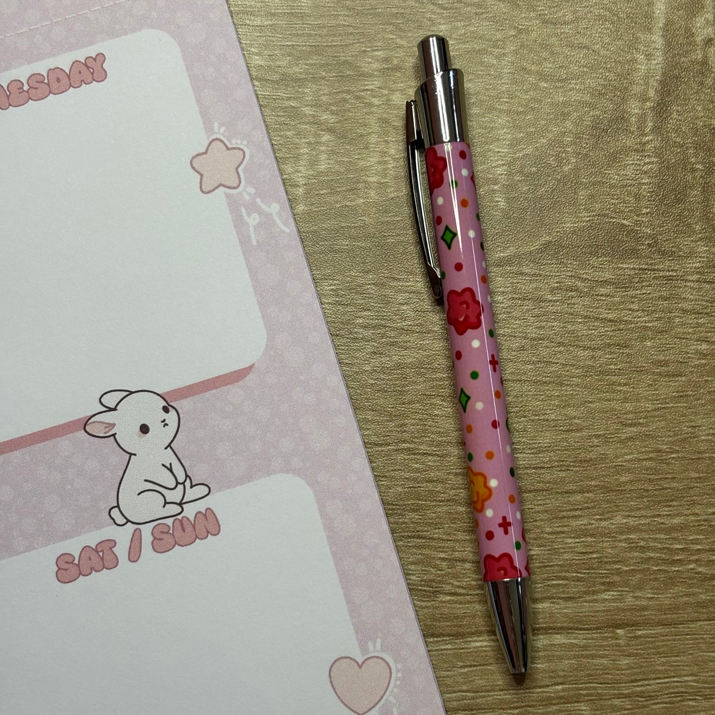 Kawaii ballpoint pen | black ink, aesthetic, cute, colourful