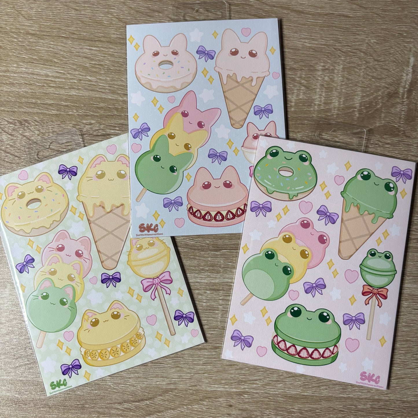 Kawaii foodies art print