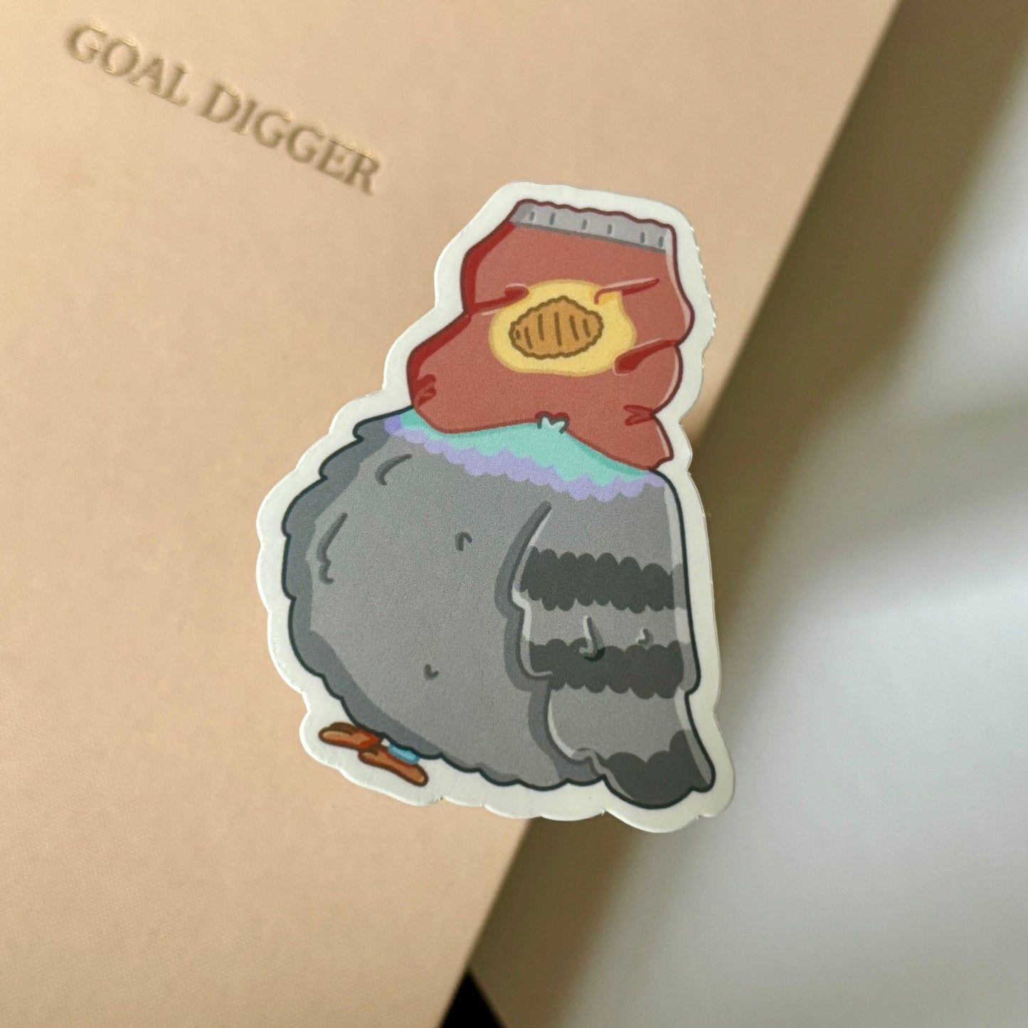 Silly pigeon sticker pack