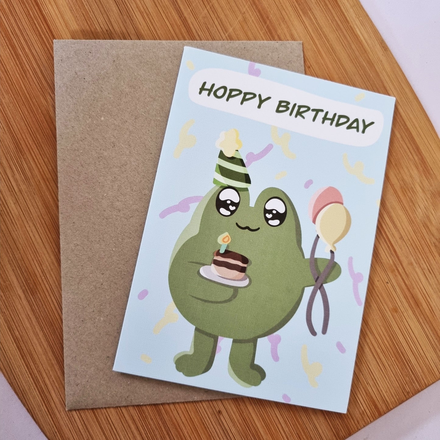 Hoppy birthday card