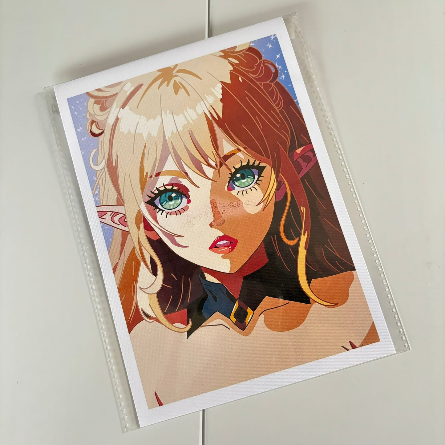 Elf girl art print