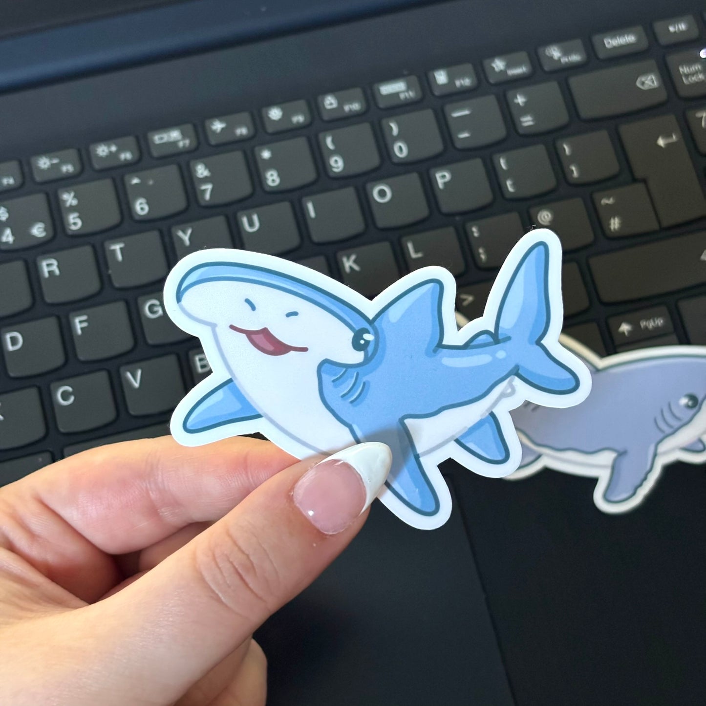 Kawaii sharks | Die cut stickers
