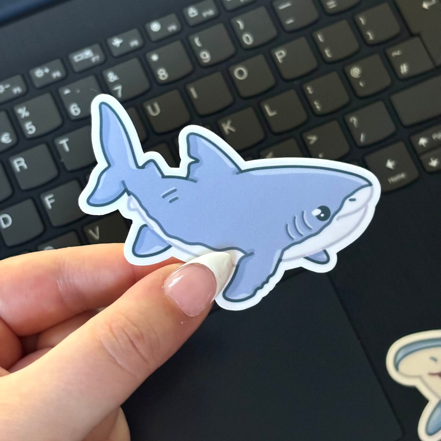 Kawaii sharks | Die cut stickers