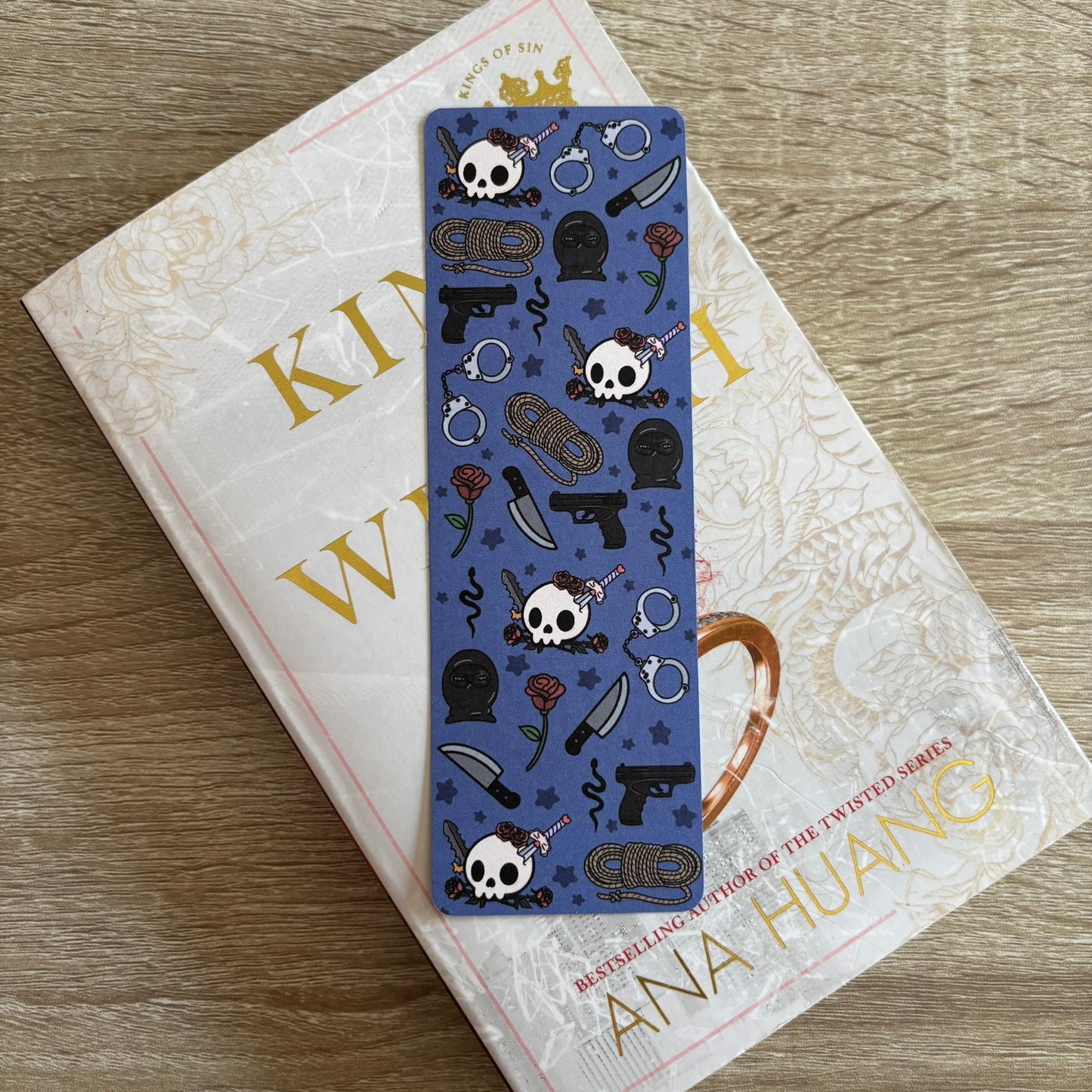 Dark romance bookmark