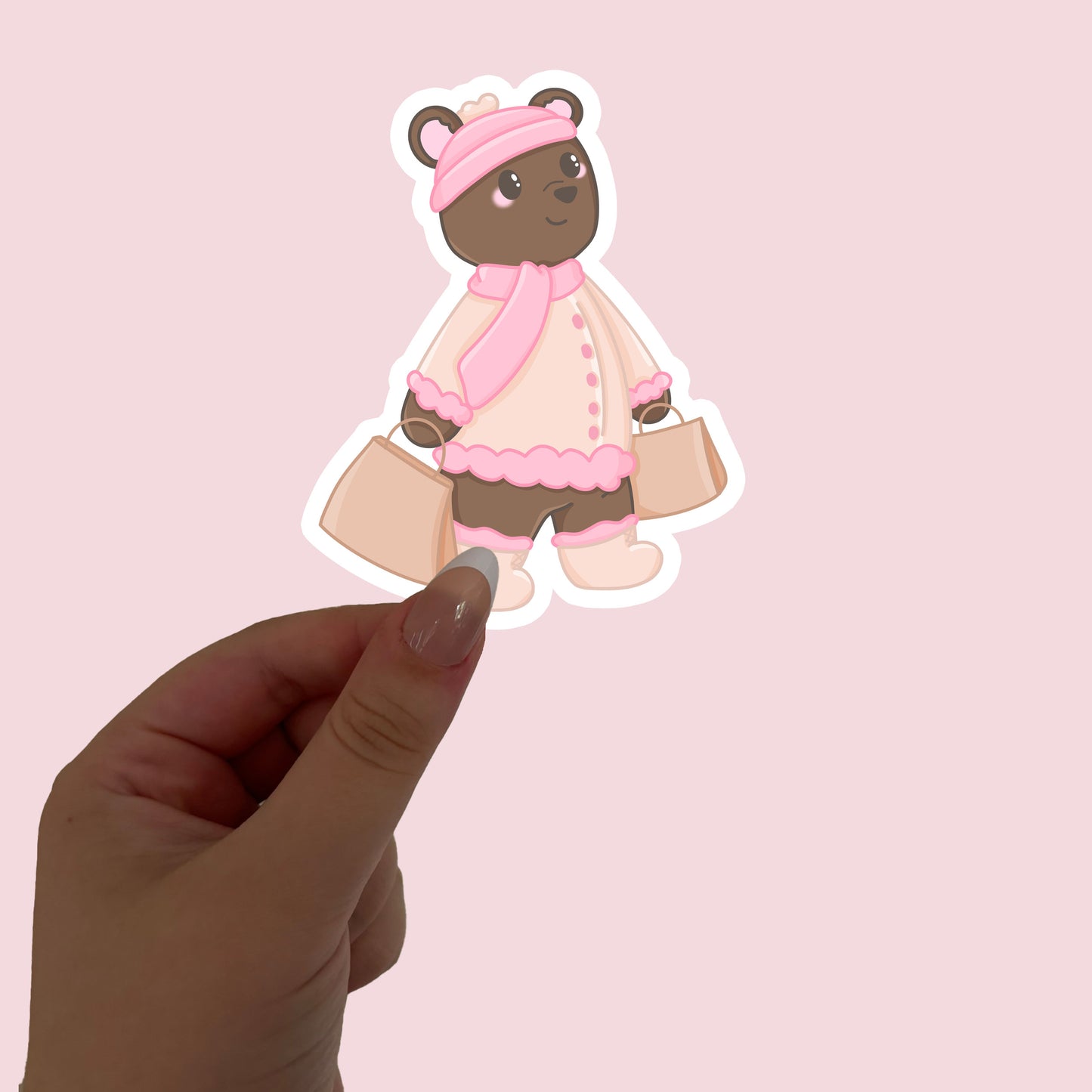 Pancake Christmas shopping sticker