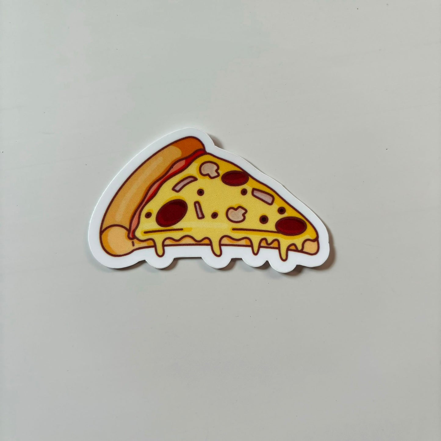 Arcade pizza die cut vinyl sticker