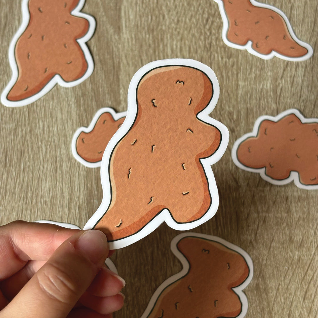 DINO NUGGET STICKERS