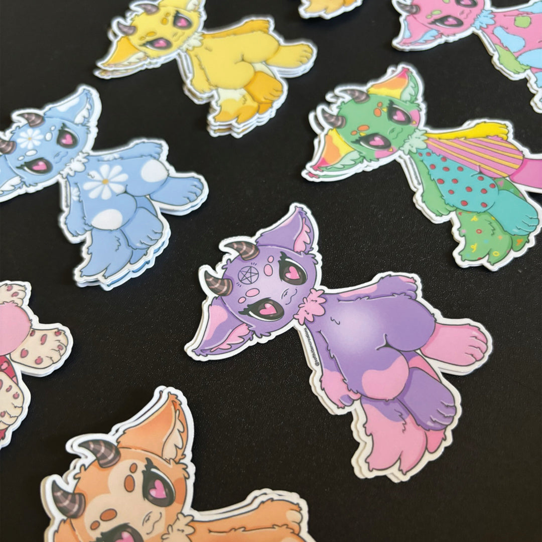 EVIL KITTY STICKERS