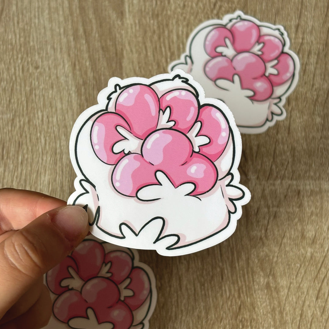 JUICY TOE BEANS STICKER