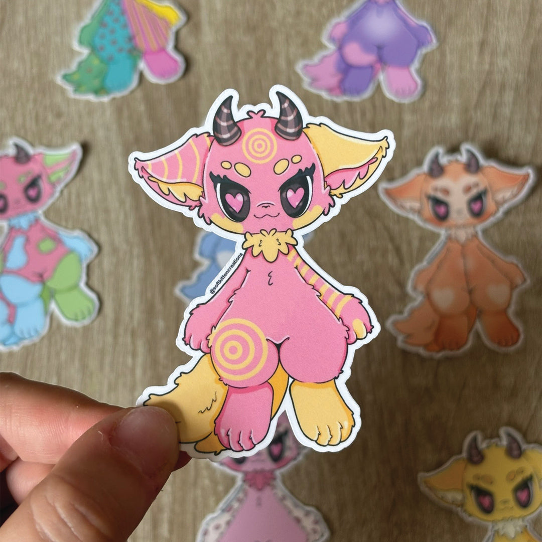 EVIL KITTY STICKERS