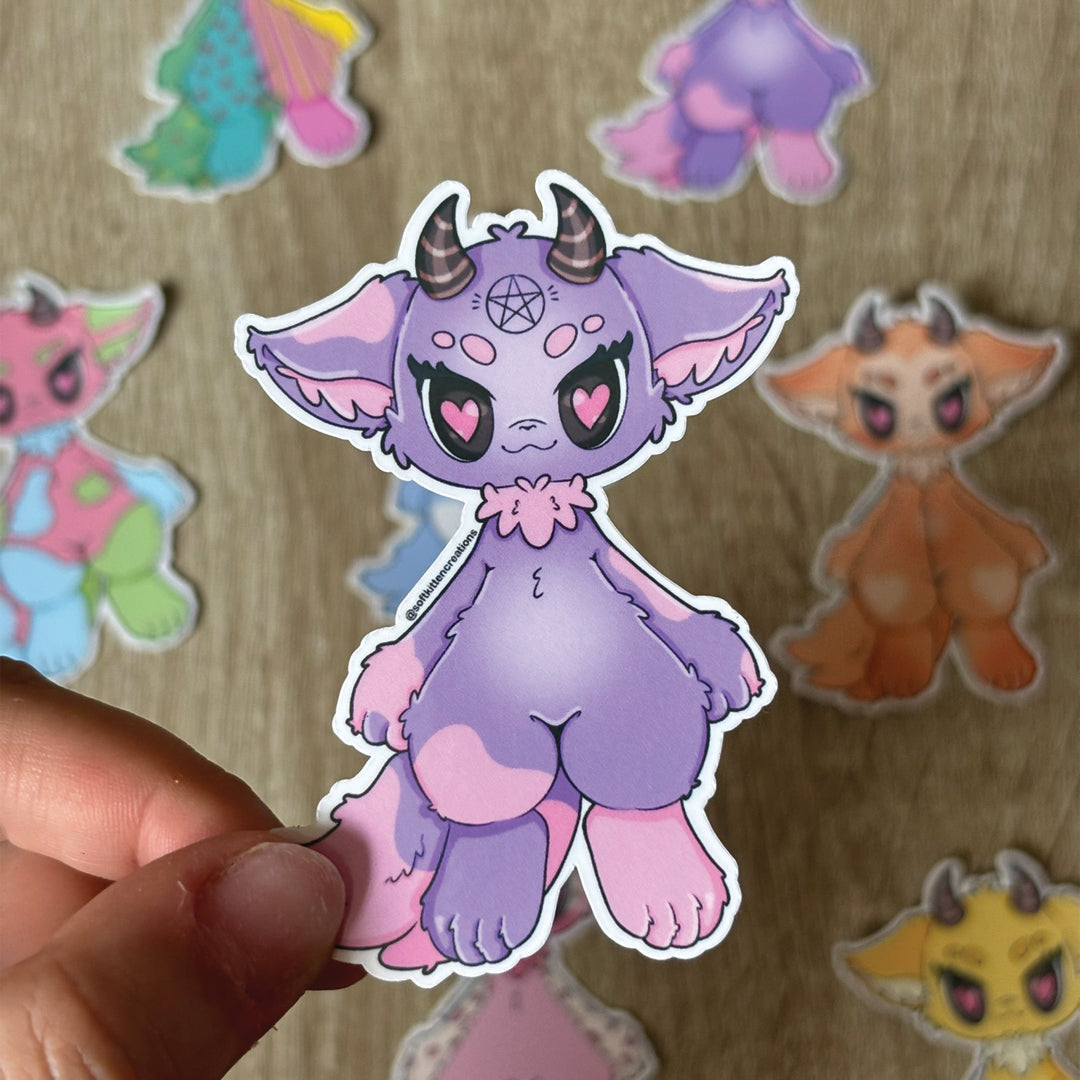 EVIL KITTY STICKERS