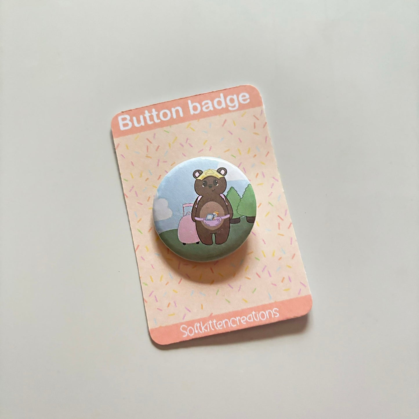 Summer collection button badge