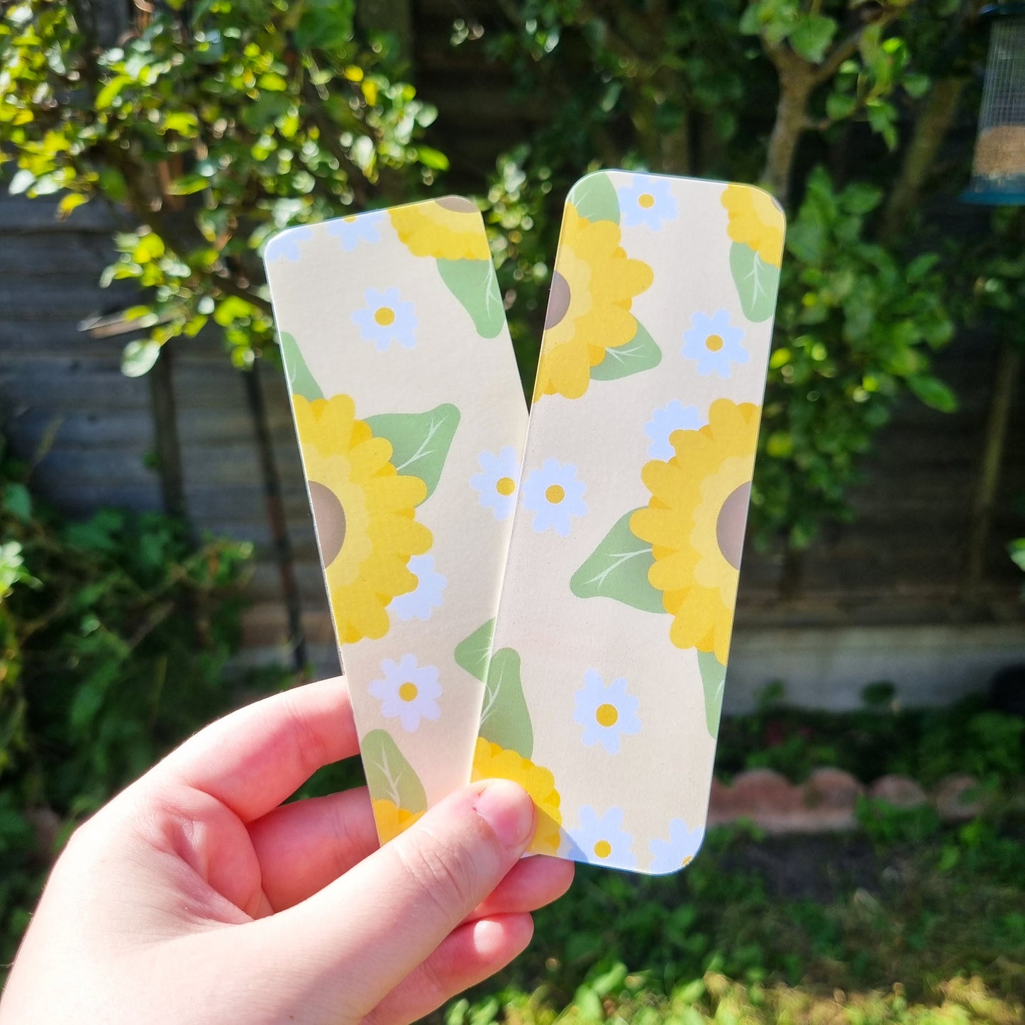 sunflower bookmark